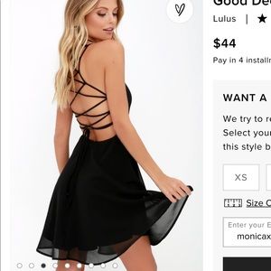 Lace-Up Dress from Lulu’s
